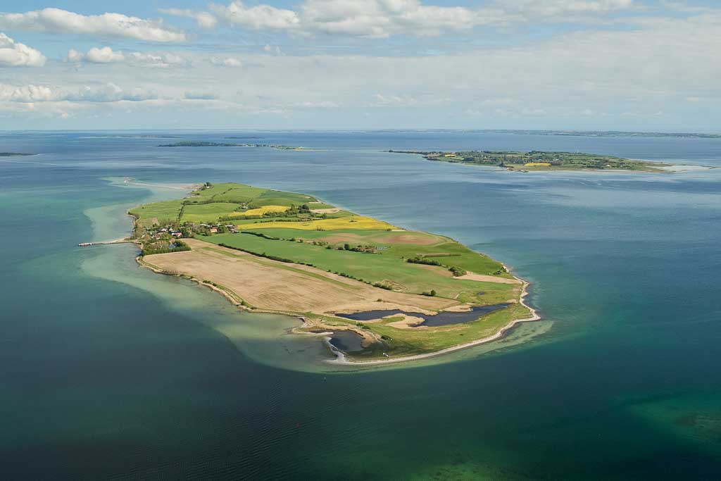 Bjørnø ø - Luftfoto